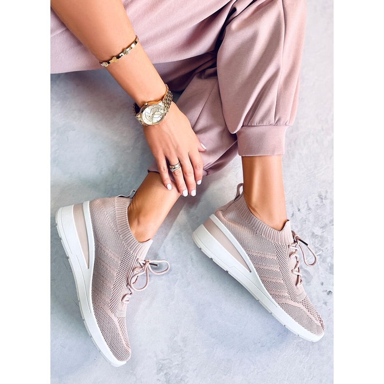 PA1 Sapatilhas Croft Rosa com Cunha Oculta 2