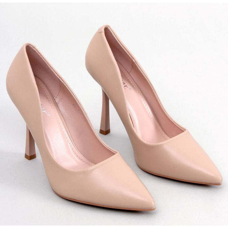 PA1 Saltos clássicos de mulher Morita Beige bege 1