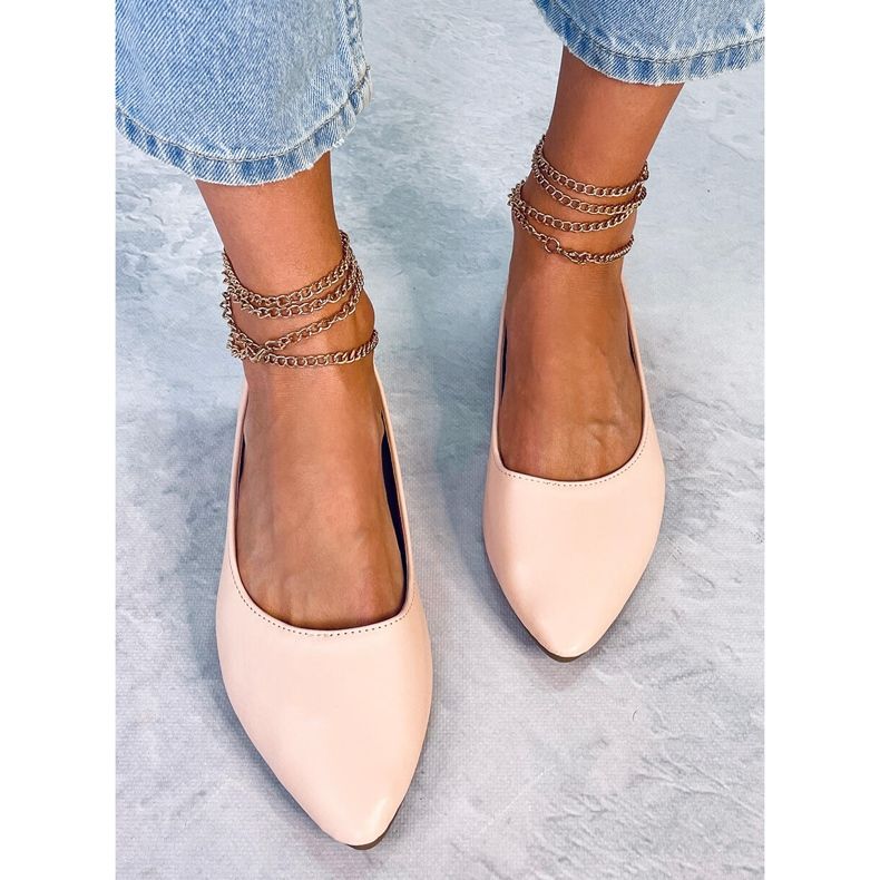 PA1 Junri Nude bailarinas correntes rosa 2