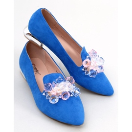 PA1 Mocassim Lords com pedras Falconi Royal Blue azul 2