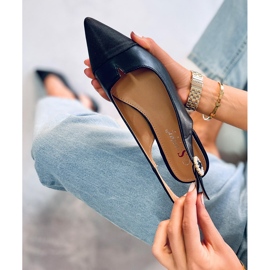 Seastar Sapatilhas de salto aberto Sanaz Black preto 2