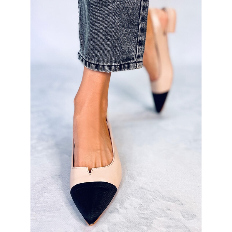 Seastar Sapatilhas de salto aberto Sanaz Beige bege 2