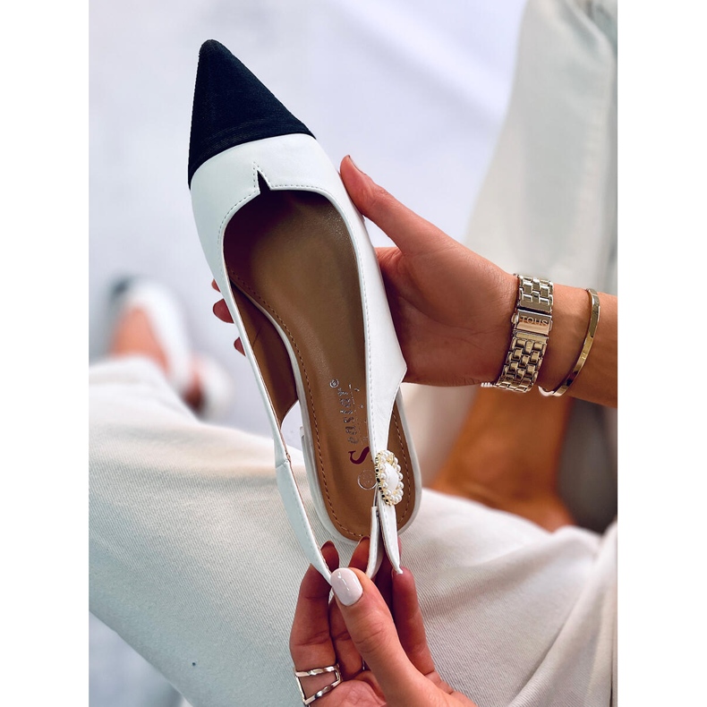 Seastar Sandália com salto aberto Sanaz White branco 2