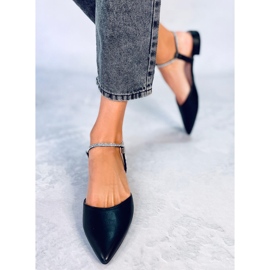 PA1 Sandália salto aberto Durie Black. preto 1