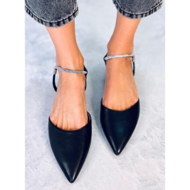 PA1 Sandália salto aberto Durie Black. preto 2