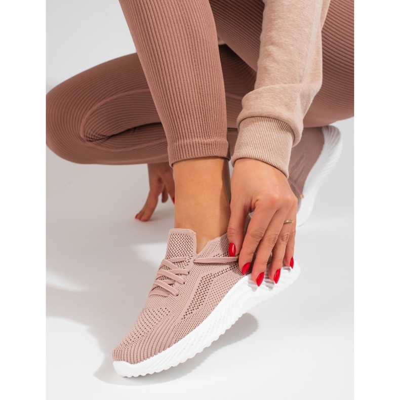 Tênis esportivo feminino Shelovet pó rosa 2
