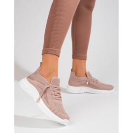 Tênis esportivo feminino Shelovet pó rosa 1