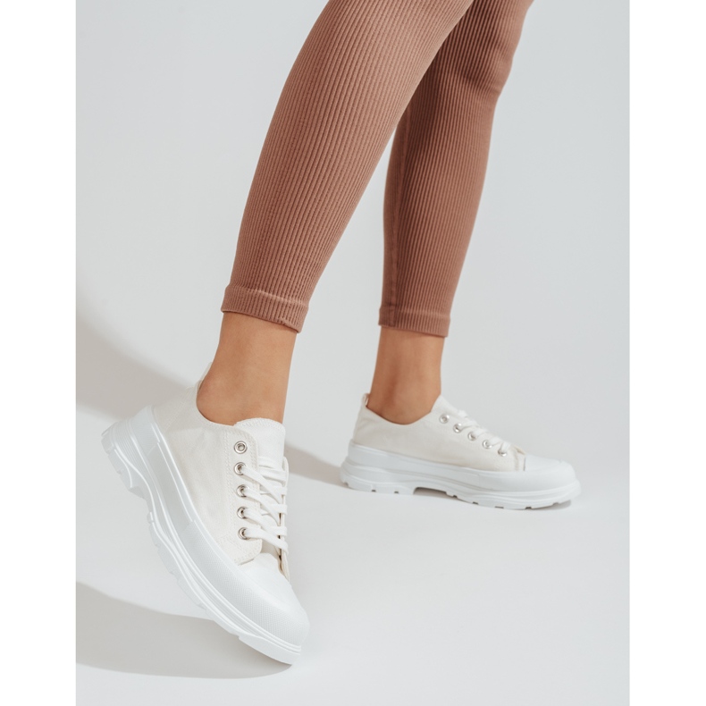 PA1 Tênis plataforma feminino Shelovet branco 2