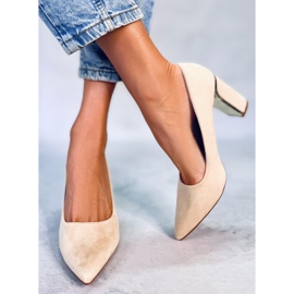 PA1 Sapatos de salto bege Lucrezia 1