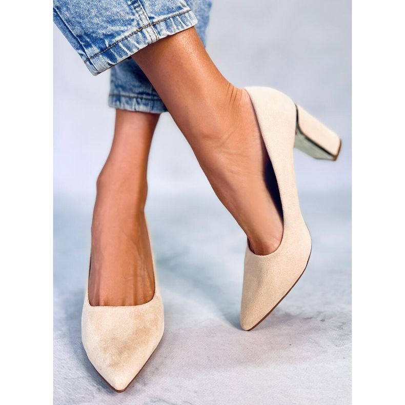 PA1 Sapatos de salto bege Lucrezia 1