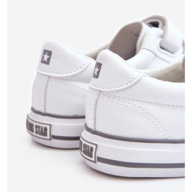 Tênis clássico com velcro Big Star LL274A205 branco 2