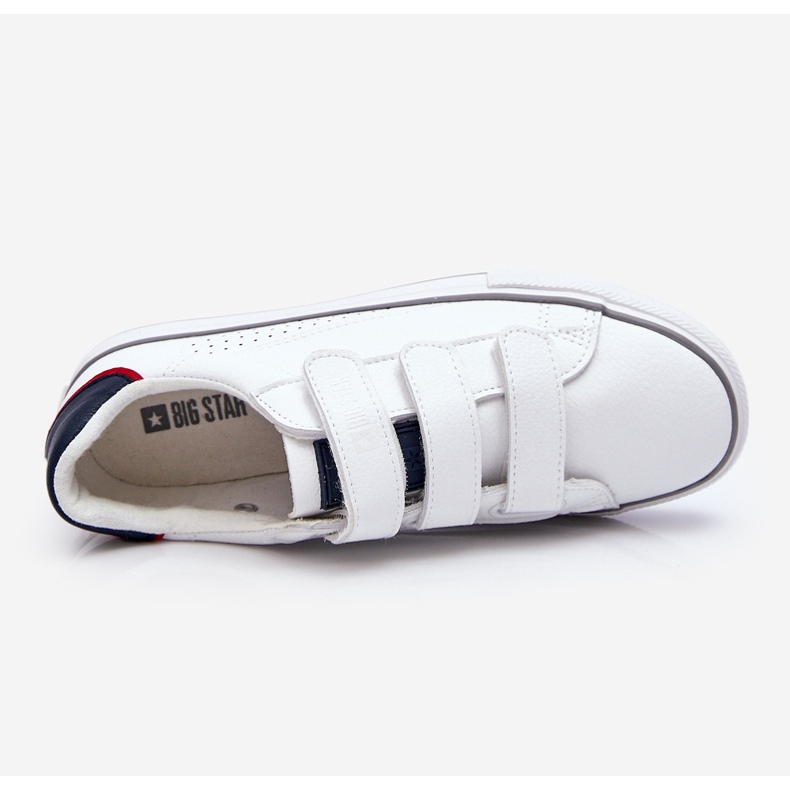 Tênis Feminino com Velcro Big Star LL274A207 Branco 1