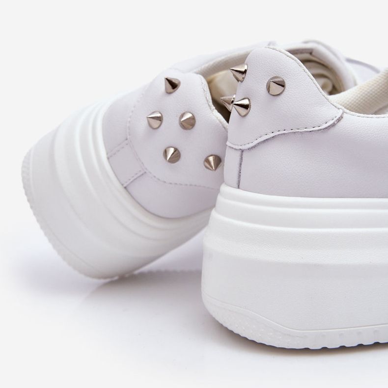 Tênis esportivo clássico feminino GOE LL2N4060 branco 1