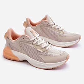 Tênis esportivo Big Star confortável com sistema de espuma viscoelástica LL274336 bege 1 Tênis esportivo Big Star confortável com sistema de espuma viscoelástica LL274336 bege 1