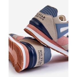 Tênis feminino confortável espuma viscoelástica Big Star LL274951 azul 2