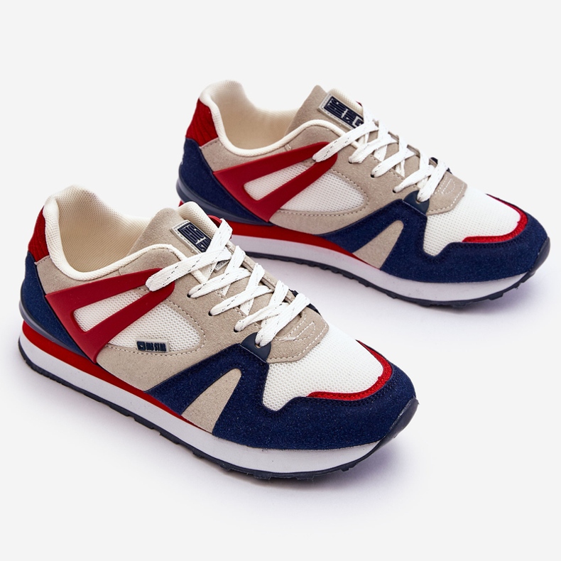 Tênis feminino confortável espuma viscoelástica Big Star LL274950 vermelho 1