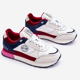 Tênis Memory Foam System Big Star LL274369 Branco-Vermelho 1