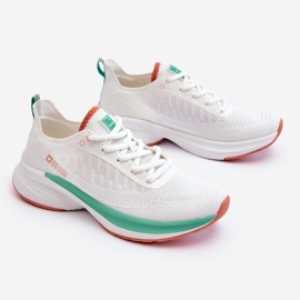 Tênis esportivo leve sistema de espuma viscoelástica Big Star LL274328 branco 1