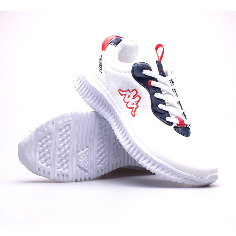 Calçados masculinos KAPPA Amain 243151-1020 branco 7