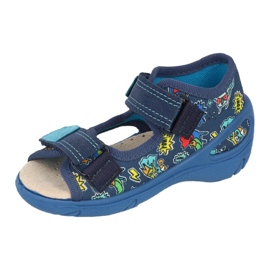 Calçado infantil Befado pu 065P168 azul 2
