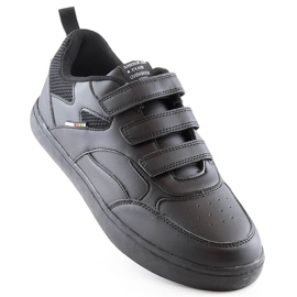 Tênis esportivo preto American Club 149/23 com velcro 1