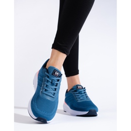 Tênis esportivo DK azul feminino têxtil 1