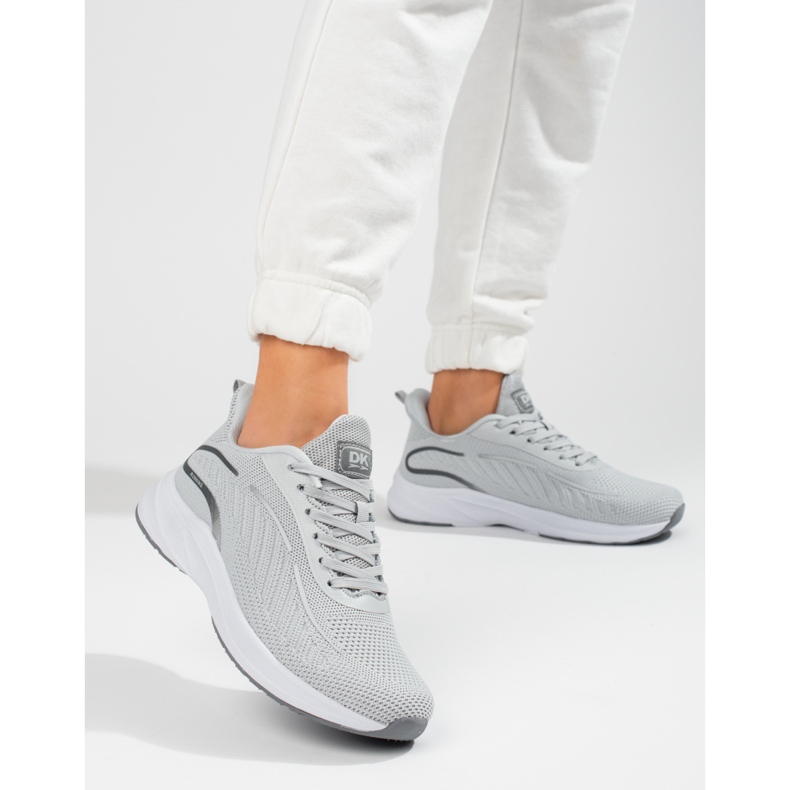 Sapatos desportivos DK de mulher cinzentos cinza 1