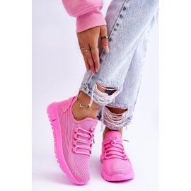 FB2 Tênis esportivo feminino sem cadarço Rosa Rosett 1