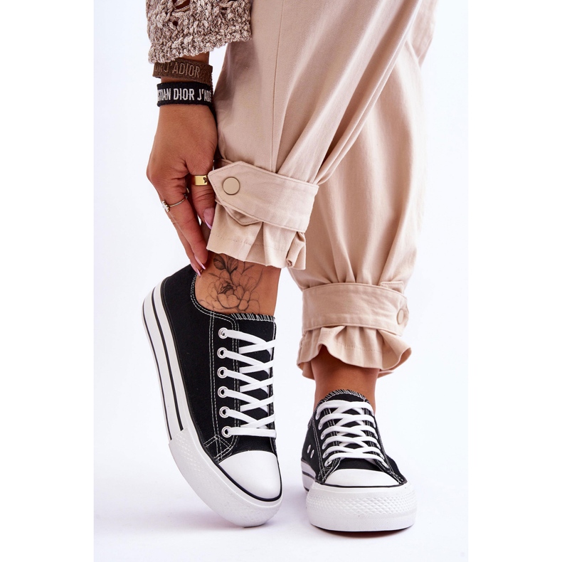 FB2 Tênis Feminino On A Massive Platform Black Ember preto 1