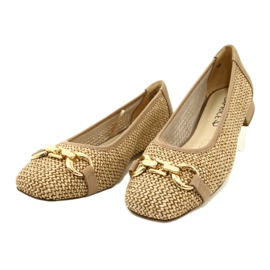 Sapatilhas femininas Caprice 9-22503-20 311 Bark Comb bege 3