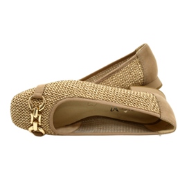 Sapatilhas femininas Caprice 9-22503-20 311 Bark Comb bege 5