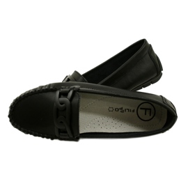 Mocassim feminino de couro Filippo DP4547 preto 5