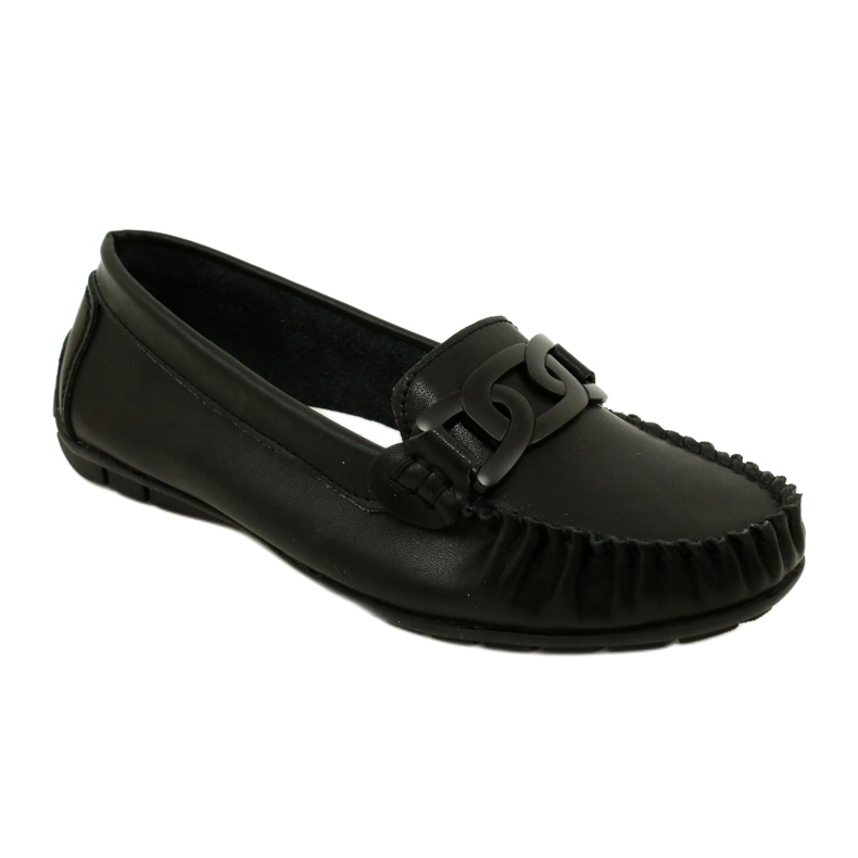 Mocassim feminino de couro Filippo DP4547 preto 1