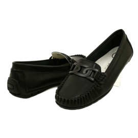 Mocassim feminino de couro Filippo DP4547 preto 4