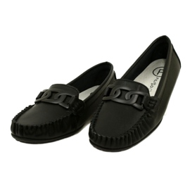 Mocassim feminino de couro Filippo DP4547 preto 3
