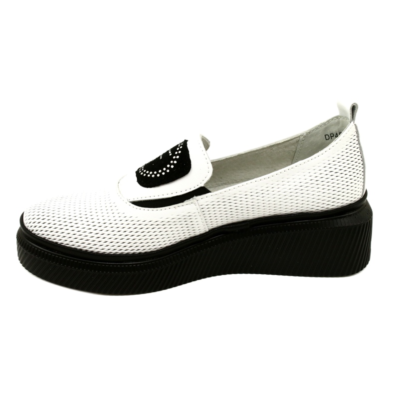 Filippo Sapatos femininos de couro elegante branco DP4572/23 WH 2