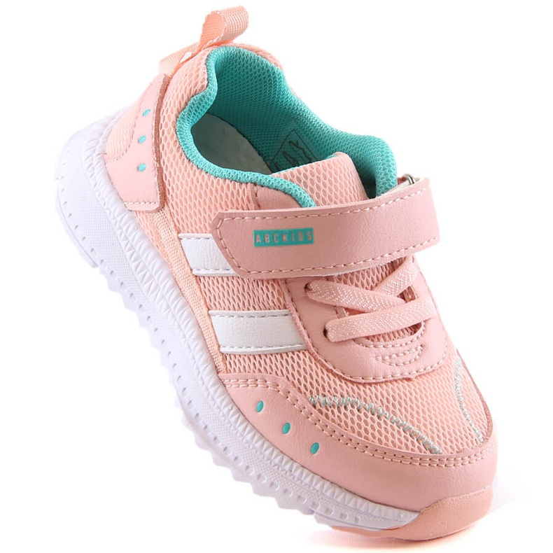 Atletico Sapatos desportivos para menina com velcro rosa AbcKids B933104083 1