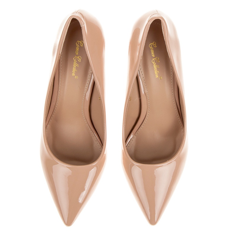 Comer Saltos lacados elegantes castanho 1