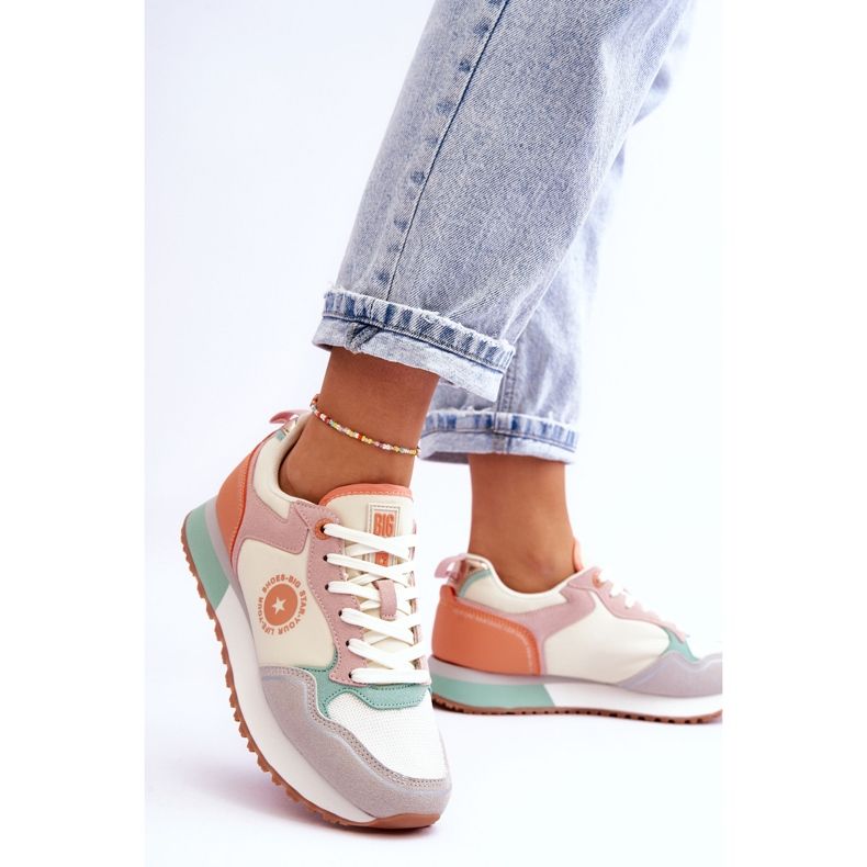 Tênis feminino sistema de espuma viscoelástica Big Star LL274542 multicolorido 2 Tênis feminino sistema de espuma viscoelástica Big Star LL274542 multicolorido 2