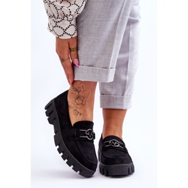 Vinceza Mocassim Feminino de Camurça Preto Sanvi 1