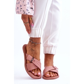 Chinelos veganos perfumados ZAXY JJ285216 nude rosa 1