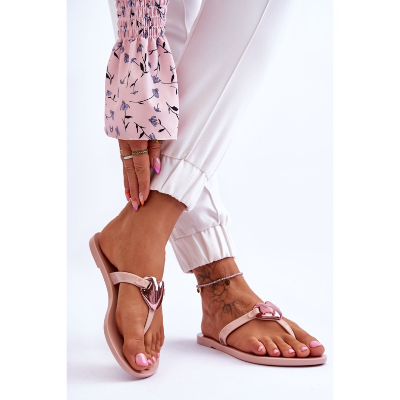 Chinelos femininos veganos ZAXY JJ285032 nude rosa 2