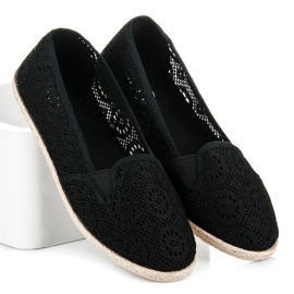 Mckeylor chinelos de renda preto 1 Mckeylor chinelos de renda preto 1