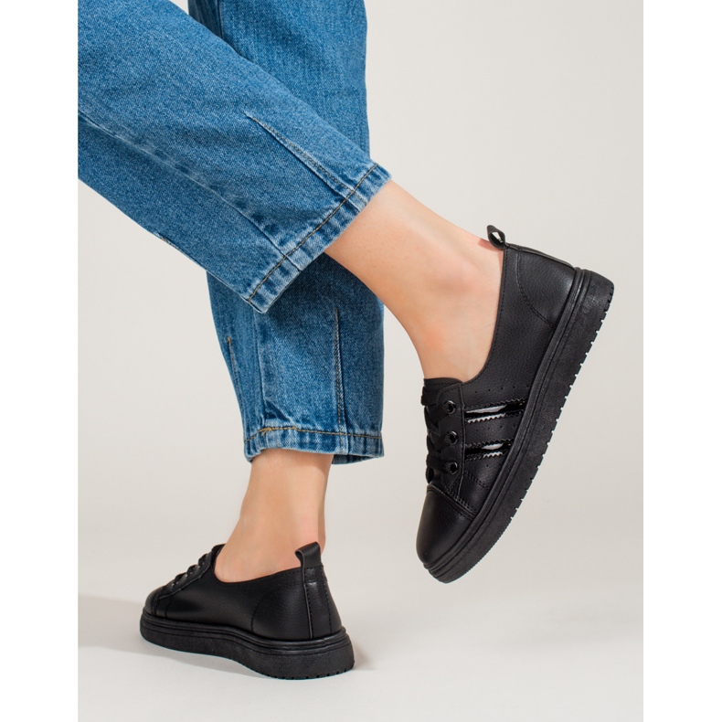 Calçados esportivos femininos Shelovet tênis preto 2