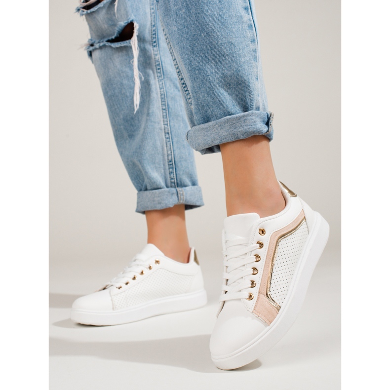 Tênis esportivo clássico feminino branco Shelovet 1