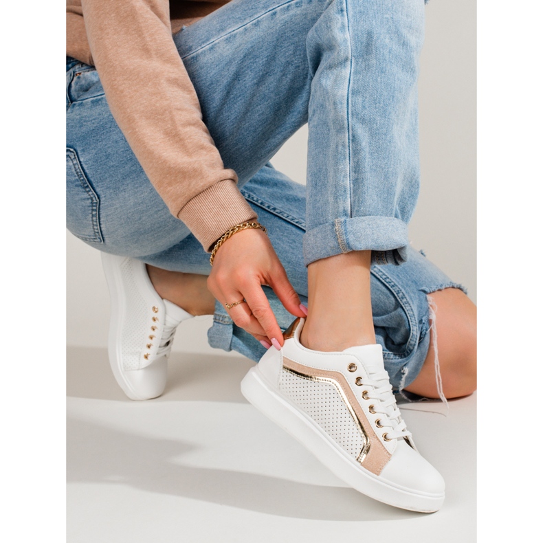 Tênis esportivo clássico feminino branco Shelovet 2