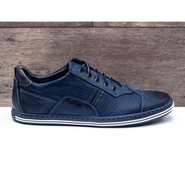 Polbut Sapatos casuais masculinos 1801P azul marinho azul-marinho 1