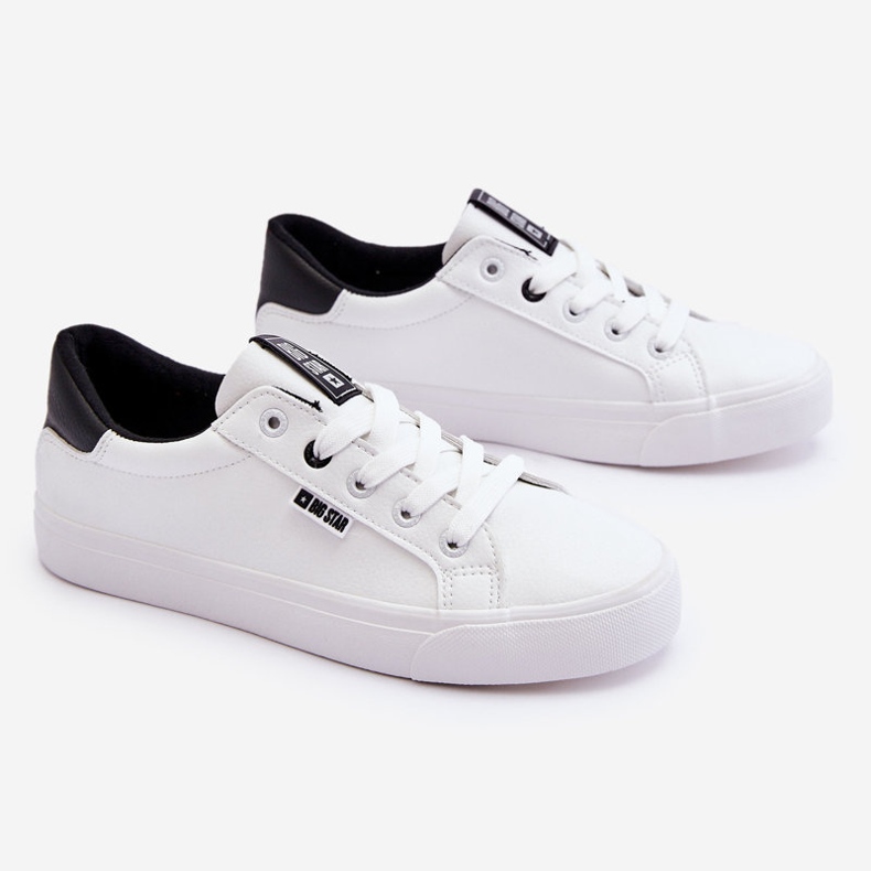 Tênis feminino Big Star branco EE274312 1