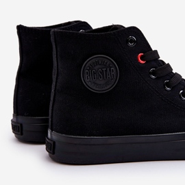 Tênis clássico feminino Big Star T274033 preto 1