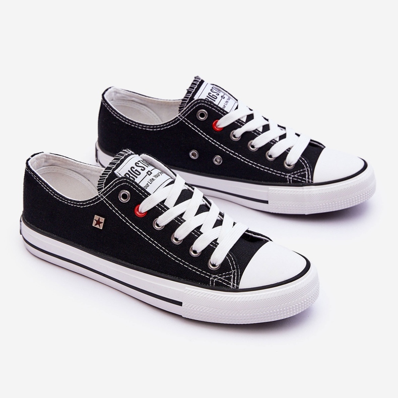 Tênis feminino Big Star T274023 preto 2